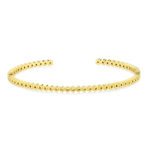 kukka rannekoru kullattu messinki - Eliné