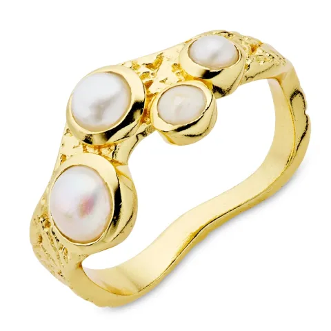 helmi sormus kullattu messinki - Eliné