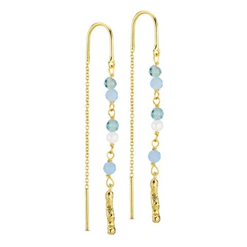 ketjukorvakorut  kullattu messinki - Eliné