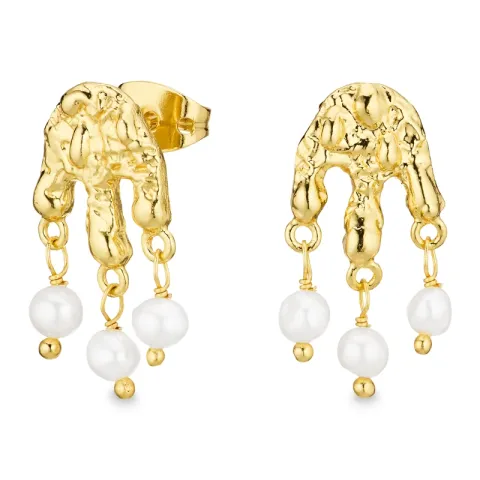 helmi korvarenkaat  kullattu messinki - Eliné