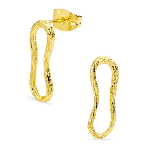 korvarenkaat  kullattu messinki - Eliné