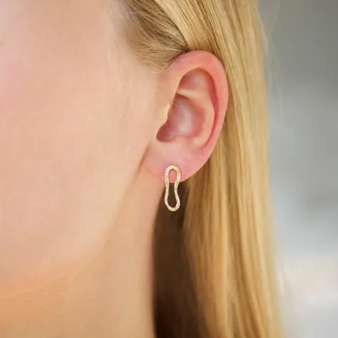 korvarenkaat  kullattu messinki - Eliné