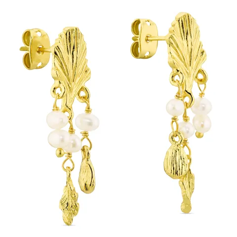 helmi korvarenkaat  kullattu messinki - Eliné