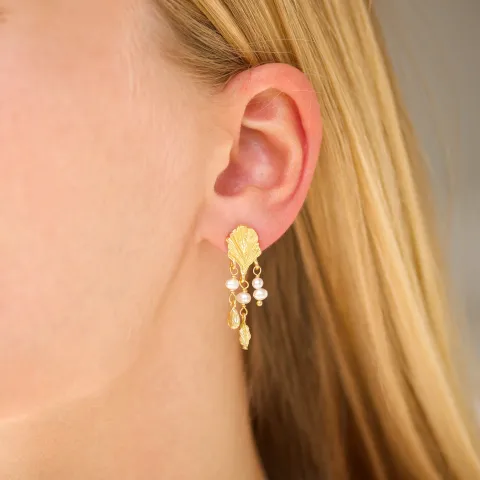 helmi korvarenkaat  kullattu messinki - Eliné