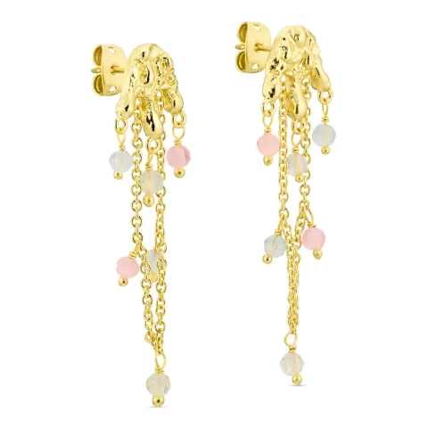 korvarenkaat  kullattu messinki - Eliné