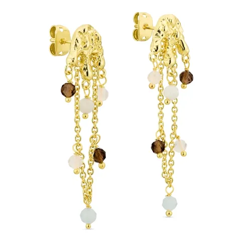 korvarenkaat  kullattu messinki - Eliné