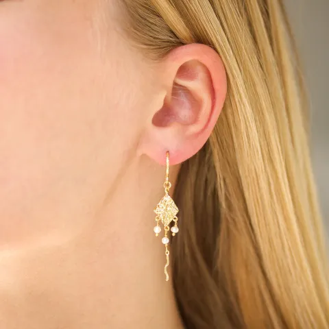 helmi korvarenkaat  kullattu messinki - Eliné