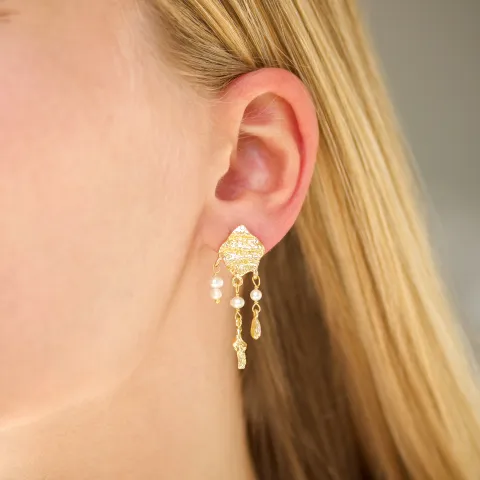 helmi korvarenkaat  kullattu messinki - Eliné