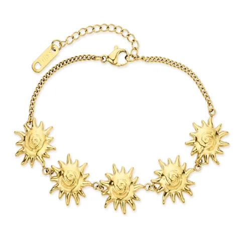 vedenkestävät aurinko rannekoru kullattu teräs - OCEANA