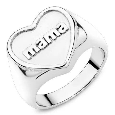 vedenkestävät sydän sormus teräs - OCEANA