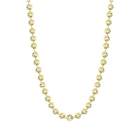 vedenkestävät pyöreä kaulaketju kullattu teräs - OCEANA