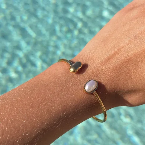 vedenkestävät rannerengas kullattu teräs - OCEANA