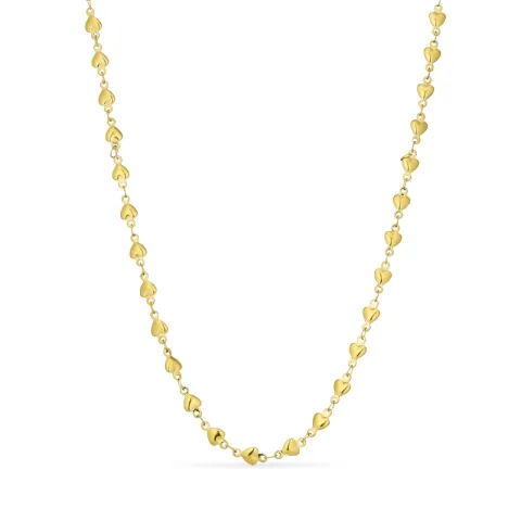 vedenkestävät sydän kaulaketju kullattu teräs - OCEANA