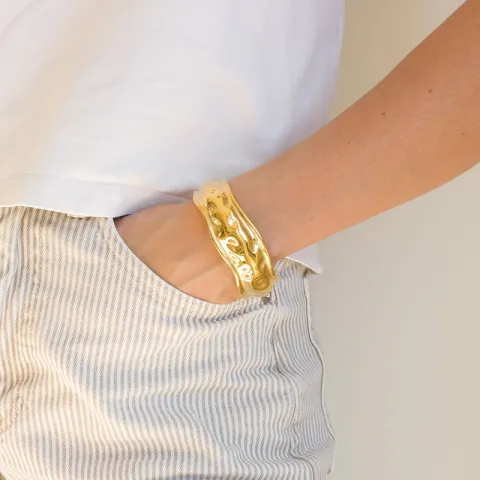 vedenkestävät rannerengas kullattu teräs - OCEANA