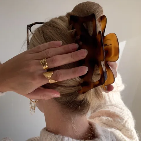 vedenkestävät sormus kullattu teräs - OCEANA