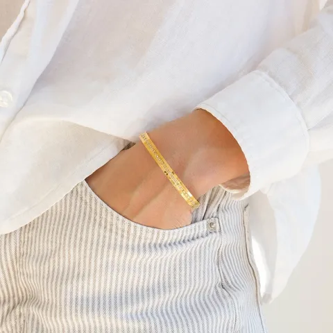 vedenkestävät rannerengas kullattu teräs - OCEANA