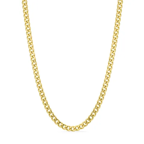 vedenkestävät kaulaketju kullattu teräs - OCEANA