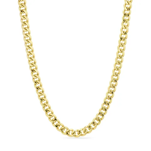 vedenkestävät kaulaketju kullattu teräs - OCEANA