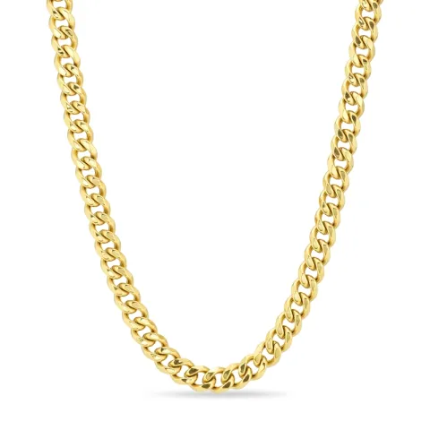 vedenkestävät kaulaketju kullattu teräs - OCEANA