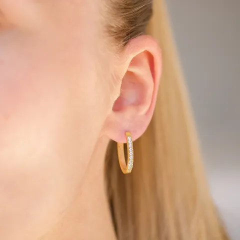 20 mm vedenkestävät rengas  kullattu teräs - OCEANA