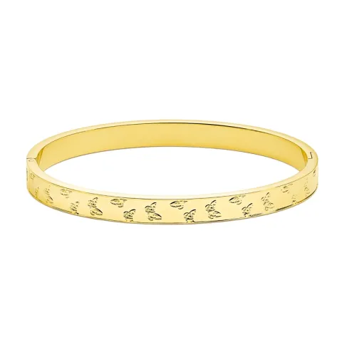 vedenkestävät rannerengas kullattu teräs 60 mm x 5,8 mm  - OCEANA