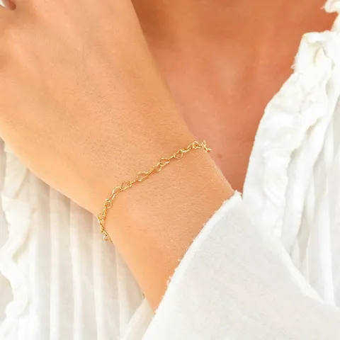 sydän rannekoru kullattu teräs - OCEANA