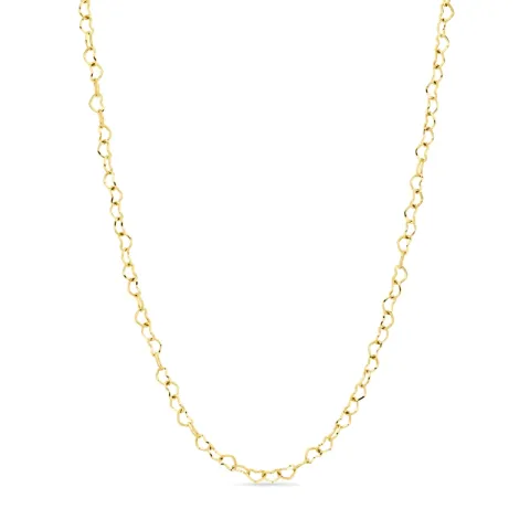 vedenkestävät sydän kaulaketju kullattu teräs - OCEANA