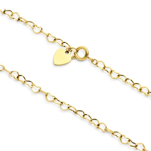 vedenkestävät sydän kaulaketju kullattu teräs - OCEANA