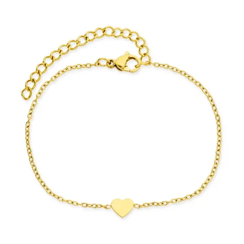 vedenkestävät sydän rannekoru kullattu teräs - OCEANA