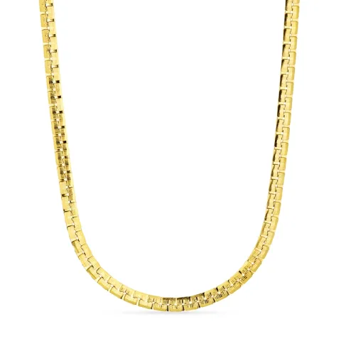 vedenkestävät kaulaketju kullattu teräs - OCEANA