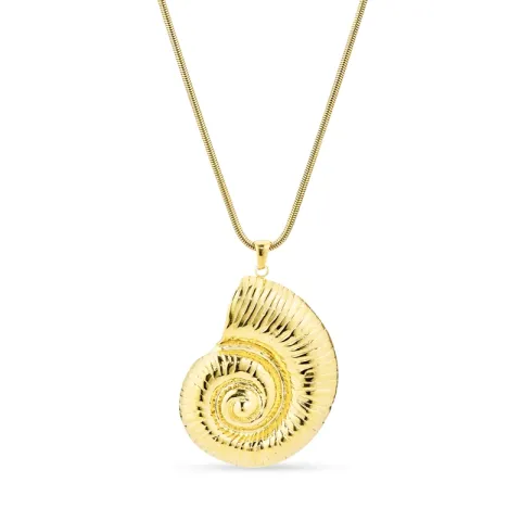 vedenkestävät simpukka kaulaketju kullattu teräs - OCEANA