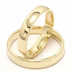 Vihkisormusta 9 karaatin kultaa