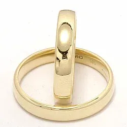 Vihkisormusta 9 karaatin kultaa