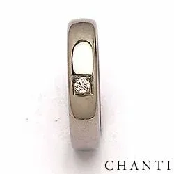 Vihkisormus titaani 0,05 ct