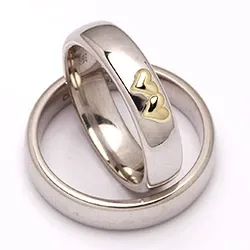 Vihkisormusta hopea ja kulta