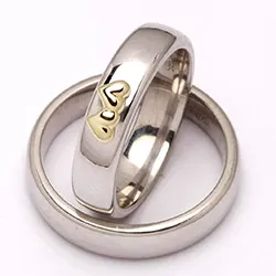 Vihkisormusta hopea ja kulta