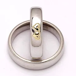 Vihkisormusta hopea ja kulta