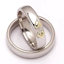 Vihkisormusta hopea ja kulta