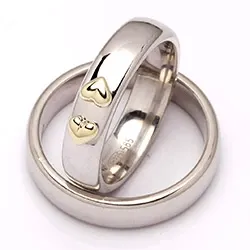 Vihkisormusta hopea ja kulta