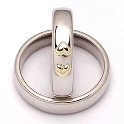 Vihkisormusta hopea ja kulta