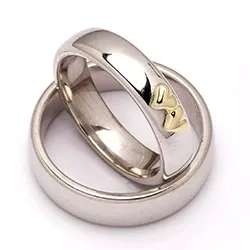 Vihkisormusta hopea ja kulta