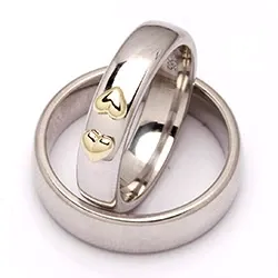 Vihkisormusta hopea ja kulta