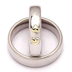 Vihkisormusta hopea ja kulta