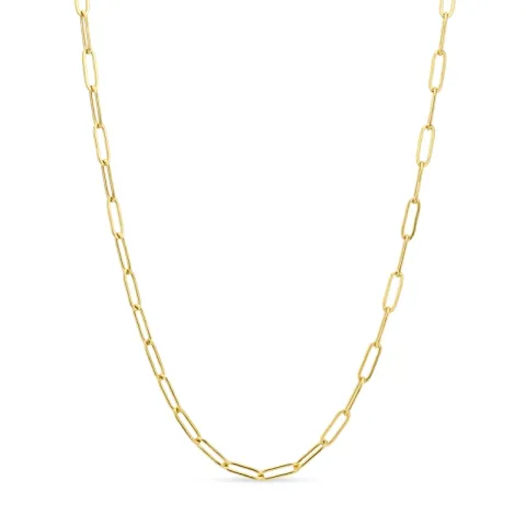 vedenkestävät kaulaketju kullattu teräs 60 cm x 3,5 mm  - OCEANA