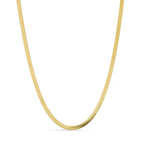 vedenkestävät käärmekaulaketju kullattu teräs 40+5 cm x 3 mm  - OCEANA