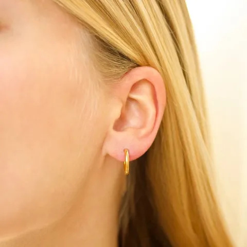 14 mm vedenkestävät rengas  kullattu teräs - OCEANA