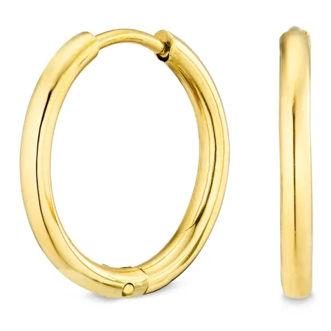 18 mm vedenkestävät rengas  kullattu teräs - OCEANA