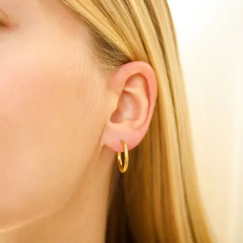 18 mm vedenkestävät rengas  kullattu teräs - OCEANA