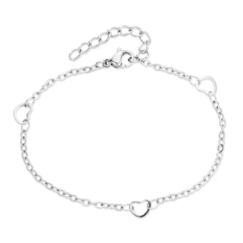 vedenkestävät sydän rannekoru teräs  x 5,0 mm  - OCEANA