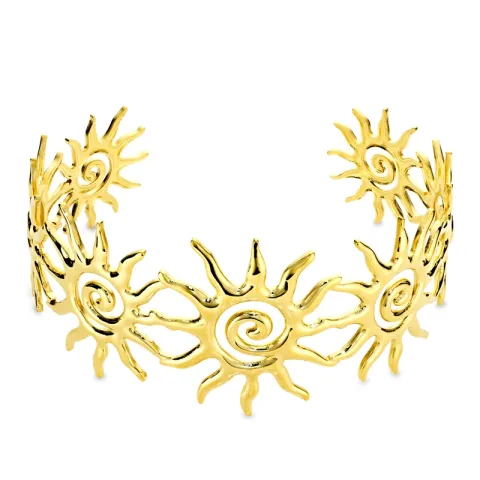 vedenkestävät aurinko rannerengas kullattu teräs  x 35 mm  - OCEANA